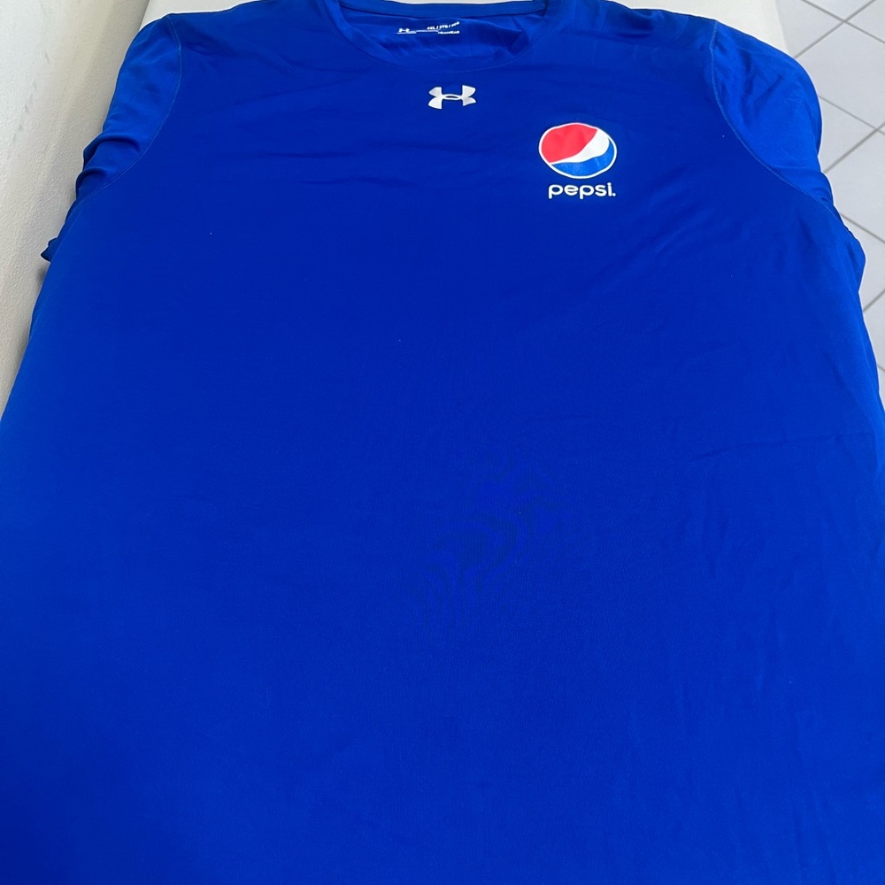 Under Armour Blue Pepsi Logo Men's Shirt